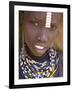 Portrait of a Girl of the Galeb Tribe, Lower Omo Valley, Ethiopia-Gavin Hellier-Framed Photographic Print