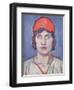 Portrait of a Girl, Red Bandeau, C.1912-Samuel John Peploe-Framed Premium Giclee Print