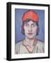 Portrait of a Girl, Red Bandeau, C.1912-Samuel John Peploe-Framed Giclee Print