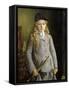 Portrait of a Girl, Standing Half Length, in Riding Dress, 1905 (Oil on Canvas)-Francis Dodd-Framed Stretched Canvas