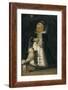 Portrait of a Girl with a Dog, c.1610-Flemish School-Framed Giclee Print