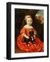 Portrait of a Girl with a Dog-Jacob Gerritsz Cuyp-Framed Giclee Print