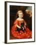 Portrait of a Girl with a Dog-Jacob Gerritsz Cuyp-Framed Giclee Print