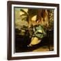 Portrait of a Girl with a Parrot-George Chinnery-Framed Giclee Print