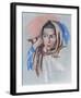 Portrait of a Girl-Josef Dobrowsky-Framed Collectable Print