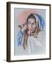 Portrait of a Girl-Josef Dobrowsky-Framed Collectable Print