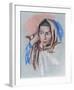 Portrait of a Girl-Josef Dobrowsky-Framed Collectable Print