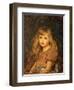 Portrait of a Girl-John William Waterhouse-Framed Giclee Print