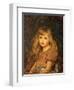 Portrait of a Girl-John William Waterhouse-Framed Premium Giclee Print