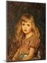 Portrait of a Girl-John William Waterhouse-Mounted Premium Giclee Print
