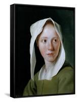 Portrait of a Girl-Michael Sweerts-Framed Stretched Canvas