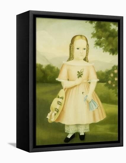 Portrait of a Girl-Joseph Whiting Stock-Framed Stretched Canvas