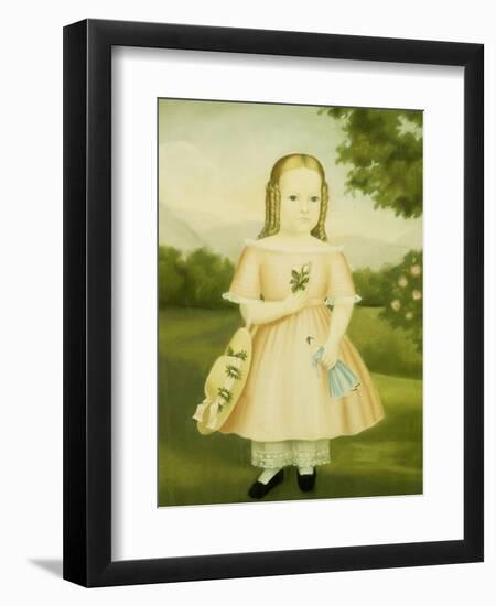 Portrait of a Girl-Joseph Whiting Stock-Framed Giclee Print