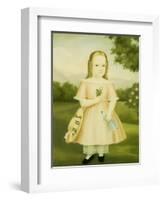 Portrait of a Girl-Joseph Whiting Stock-Framed Giclee Print