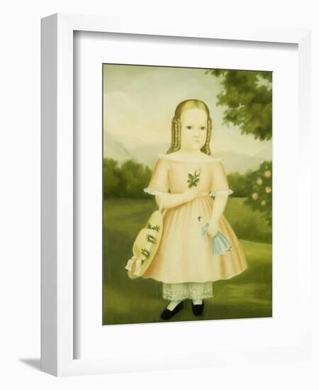 Portrait of a Girl-Joseph Whiting Stock-Framed Giclee Print