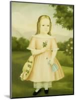 Portrait of a Girl-Joseph Whiting Stock-Mounted Giclee Print