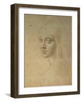 Portrait of a Girl-Leonardo da Vinci-Framed Giclee Print