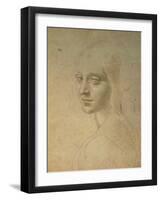 Portrait of a Girl-Leonardo da Vinci-Framed Giclee Print