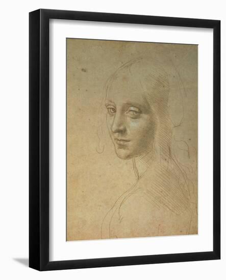 Portrait of a Girl-Leonardo da Vinci-Framed Giclee Print