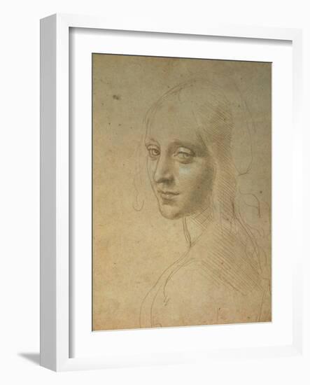 Portrait of a Girl-Leonardo da Vinci-Framed Giclee Print