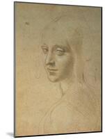 Portrait of a Girl-Leonardo da Vinci-Mounted Giclee Print