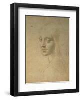 Portrait of a Girl-Leonardo da Vinci-Framed Giclee Print