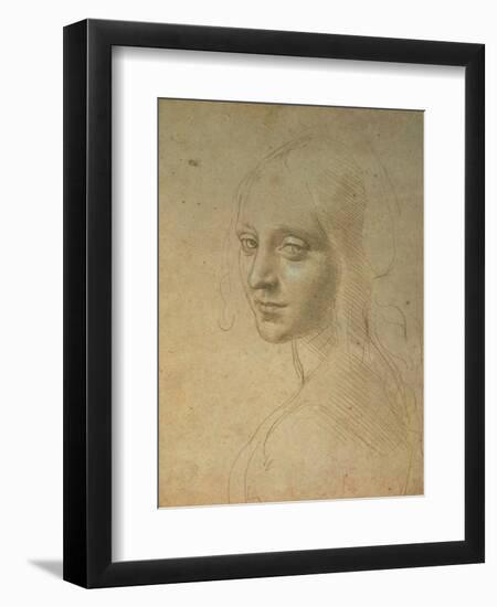 Portrait of a Girl-Leonardo da Vinci-Framed Giclee Print