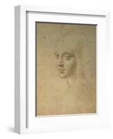 Portrait of a Girl-Leonardo da Vinci-Framed Giclee Print