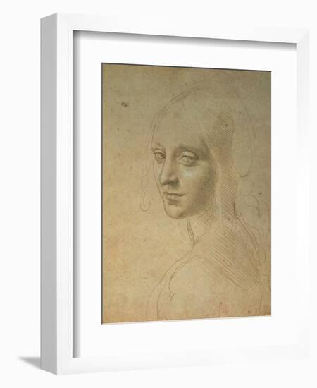 Portrait of a Girl-Leonardo da Vinci-Framed Giclee Print