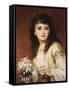 Portrait of a Girl-Frank Bernard Dicksee-Framed Stretched Canvas