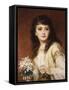 Portrait of a Girl-Frank Bernard Dicksee-Framed Stretched Canvas