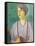 Portrait of a Girl-Mark Gertler-Framed Stretched Canvas