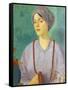 Portrait of a Girl-Mark Gertler-Framed Stretched Canvas