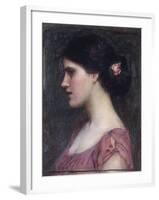 Portrait of a Girl-John William Waterhouse-Framed Giclee Print