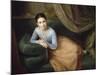 Portrait of a Girl-Antonio Maria Esquivel-Mounted Premium Giclee Print