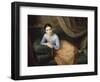 Portrait of a Girl-Antonio Maria Esquivel-Framed Giclee Print