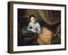 Portrait of a Girl-Antonio Maria Esquivel-Framed Giclee Print