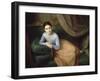 Portrait of a Girl-Antonio Maria Esquivel-Framed Giclee Print