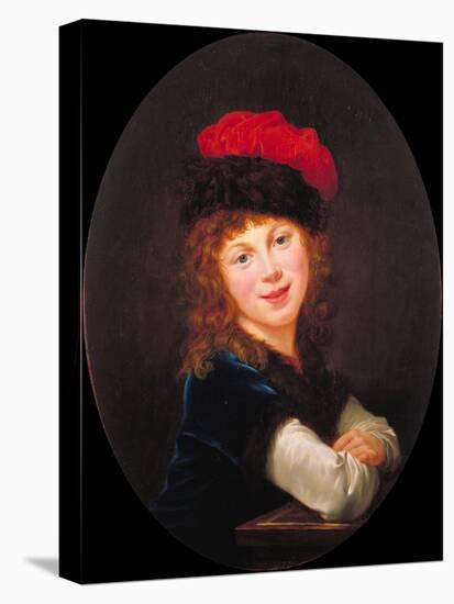 Portrait of a Girl-Marie Louise Elisabeth Vigée-Lebrun-Stretched Canvas