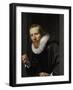 Portrait of a Goldsmith, Probably Bartholomeus Jansz Van Assendelft-Werner van den Valckert-Framed Art Print