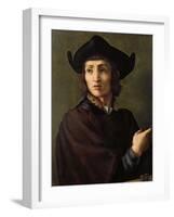 Portrait of a Goldsmith-Jacopo da Carucci Pontormo-Framed Giclee Print