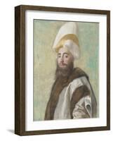 Portrait of a Grand Vizier, C. 1740-Jean-Étienne Liotard-Framed Giclee Print