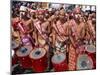 Portrait of a Group of Drummers During the Mardi Gras Carnival, Philippines, Southeast Asia-Alain Evrard-Mounted Photographic Print