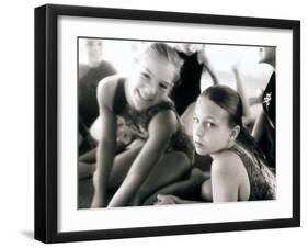 Portrait of a Group of Female Gymnasts-null-Framed Premium Photographic Print