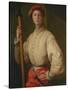 Portrait of a Halberdier (Francesco Guardi), 1528-1530-Pontormo-Stretched Canvas