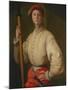 Portrait of a Halberdier (Francesco Guardi), 1528-1530-Pontormo-Mounted Giclee Print