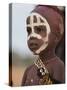 Portrait of a Hamer (Hamar) Child at Evangadi Dancing (Night Dance), Dombo Village, Turmi, Ethiopia-Jane Sweeney-Stretched Canvas