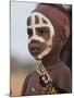 Portrait of a Hamer (Hamar) Child at Evangadi Dancing (Night Dance), Dombo Village, Turmi, Ethiopia-Jane Sweeney-Mounted Photographic Print