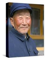 Portrait of a Han Farmer, Near Xining, Qinghai, China-Occidor Ltd-Stretched Canvas
