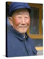 Portrait of a Han Farmer, Near Xining, Qinghai, China-Occidor Ltd-Stretched Canvas